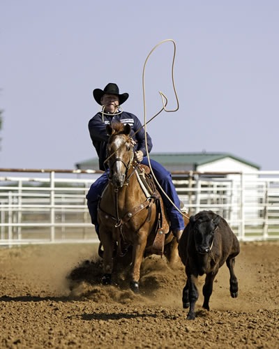 “He stops so hard and works the rope well,” says C.R. Bradley. “He is good on everything, but his specialty is big calves.” C.R. Bradley and Zans Even Parr
