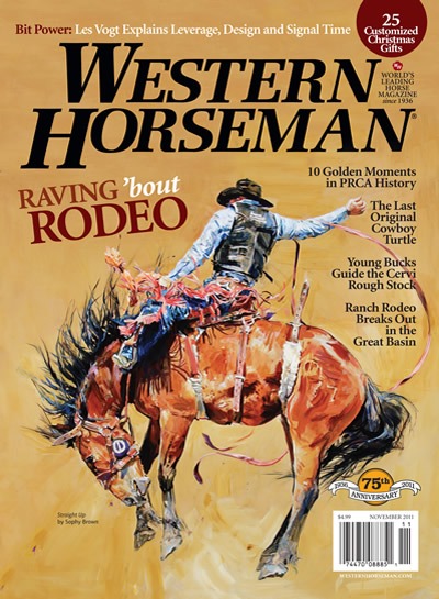November 2011 Cover of Western Horseman Magazine
