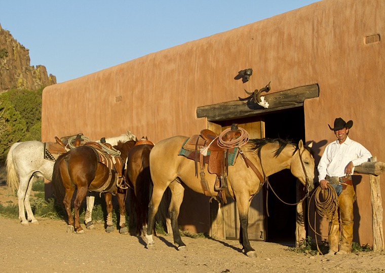 These days, Mortenson spends more time in his barn and around horses.