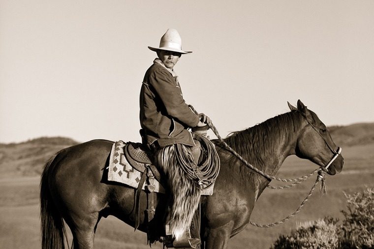 I recently stumbled across this photo of Wyoming cowboy Will Hudson. If I hadn't shot it, I might have thought it was taken in the 1800s. But this image was shot on the ID Ranch in 2011—that's the 21st century, not the 19th—with a digital camera. With his wooly chaps and tall crown and short-brimmed hat, Hudson, in his early 20s, has a vintage look. The article on the ID Ranch appeared in the May 2012 issue of Western Horseman.