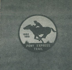 Pony Express Wyoming marker