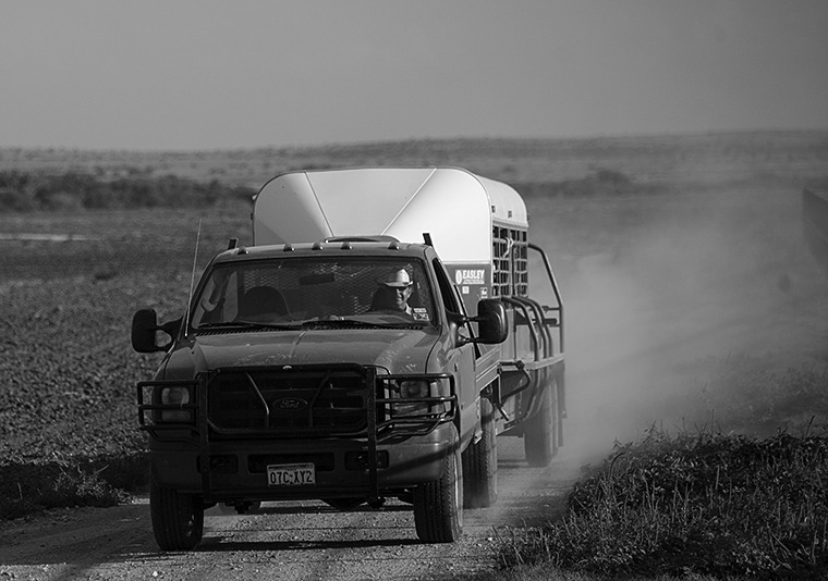 It's courteous not to arrive at someone's place in a cloud of dust.
