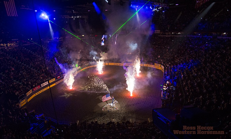 Opening ceremonies always started out with a fireworks, lasers and proud displays of the Star-Spangled Banner.