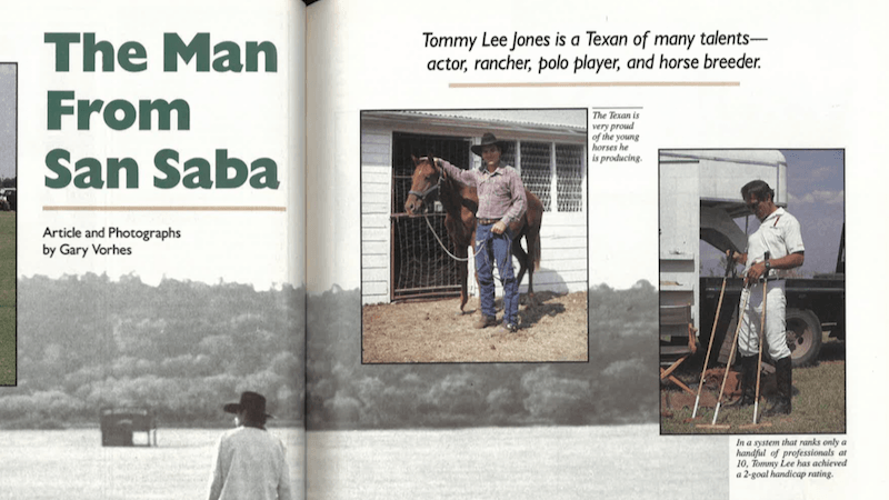 The Man From San Saba Tommy Lee Jones Western Horseman