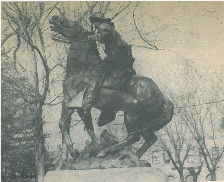 A look at the saddle that was ridden and made famous by Teddy Roosevelt in active use on a small ranch near Colorado Springs, Colorado.