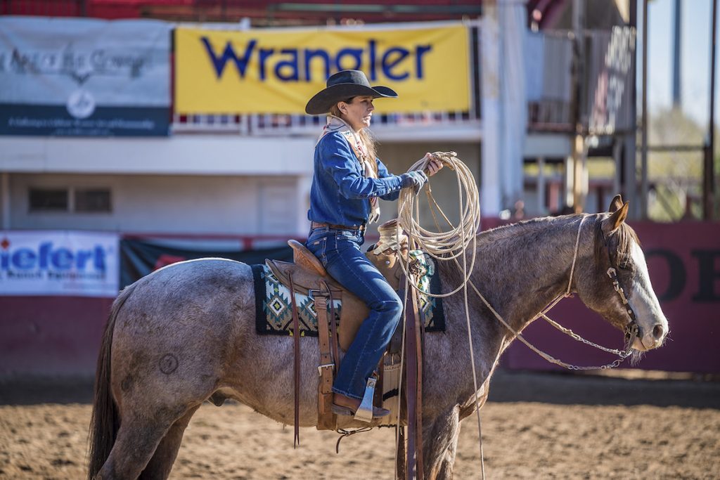 Tammy Pate with rope