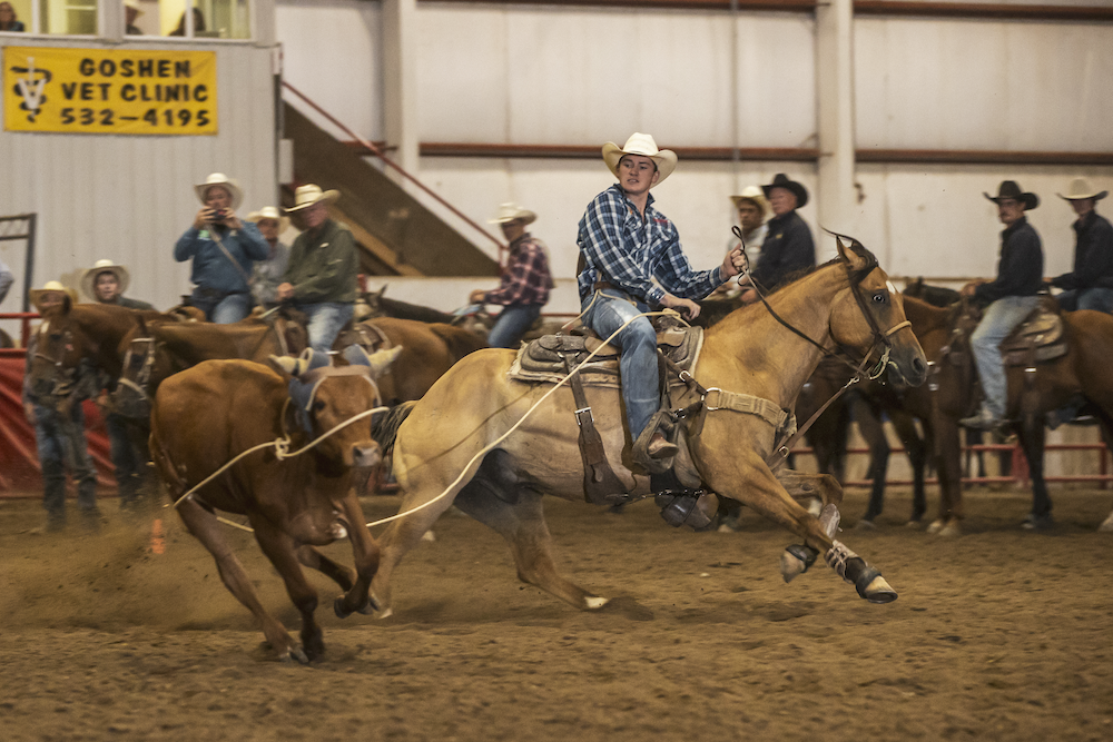 PRCA All-Around and Steer Roping Rookie of the Year RIley O'Rourke