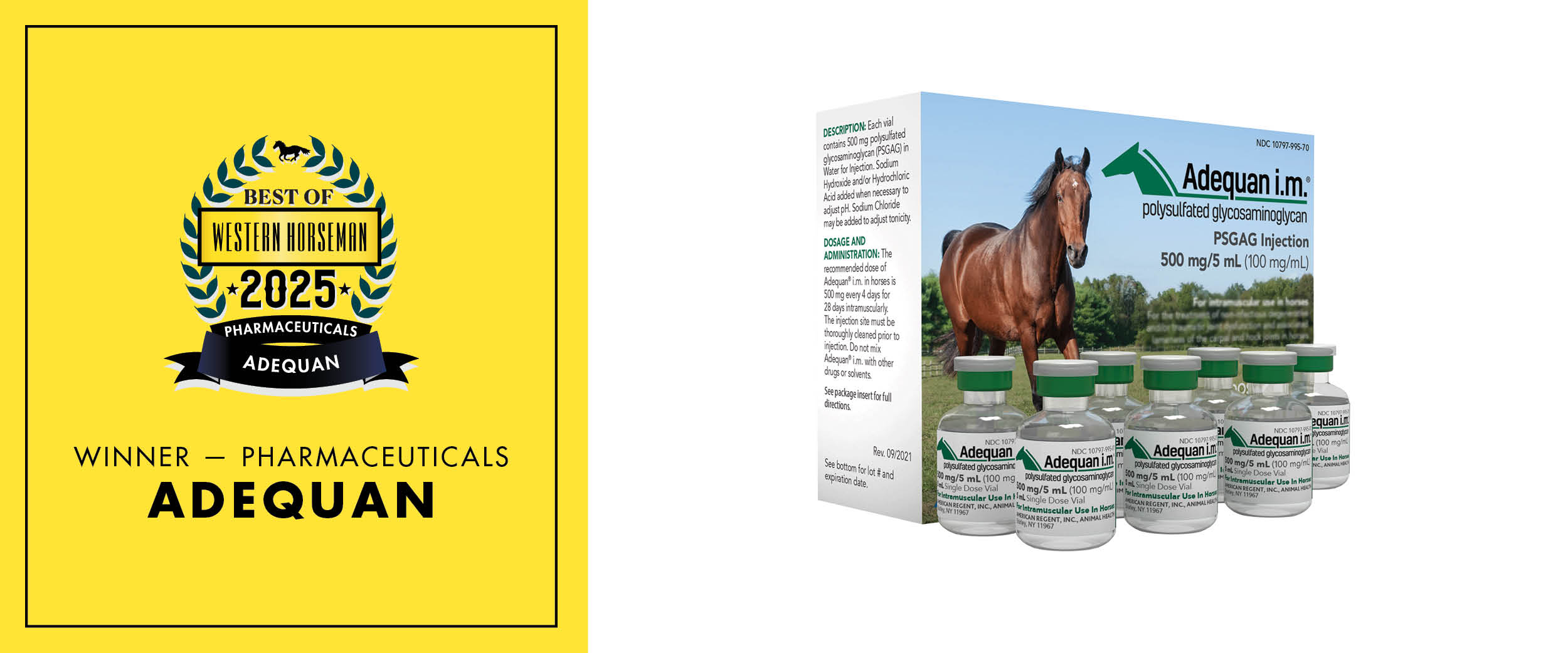 2025 Best of Pharmaceuticals: Adequan