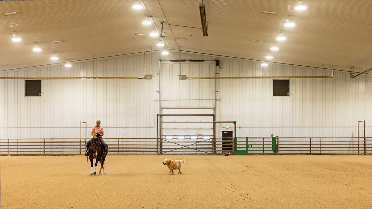 Indoor riding