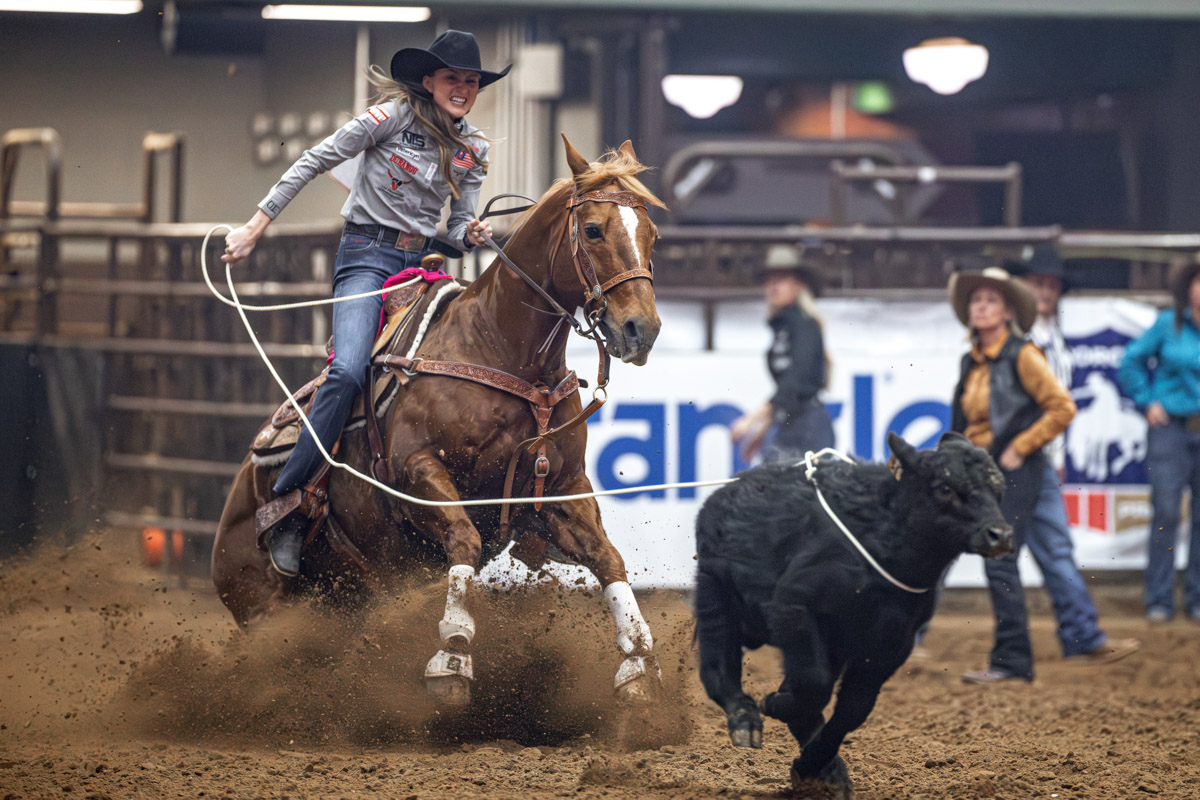 ladies breakaway roper Josie Conner