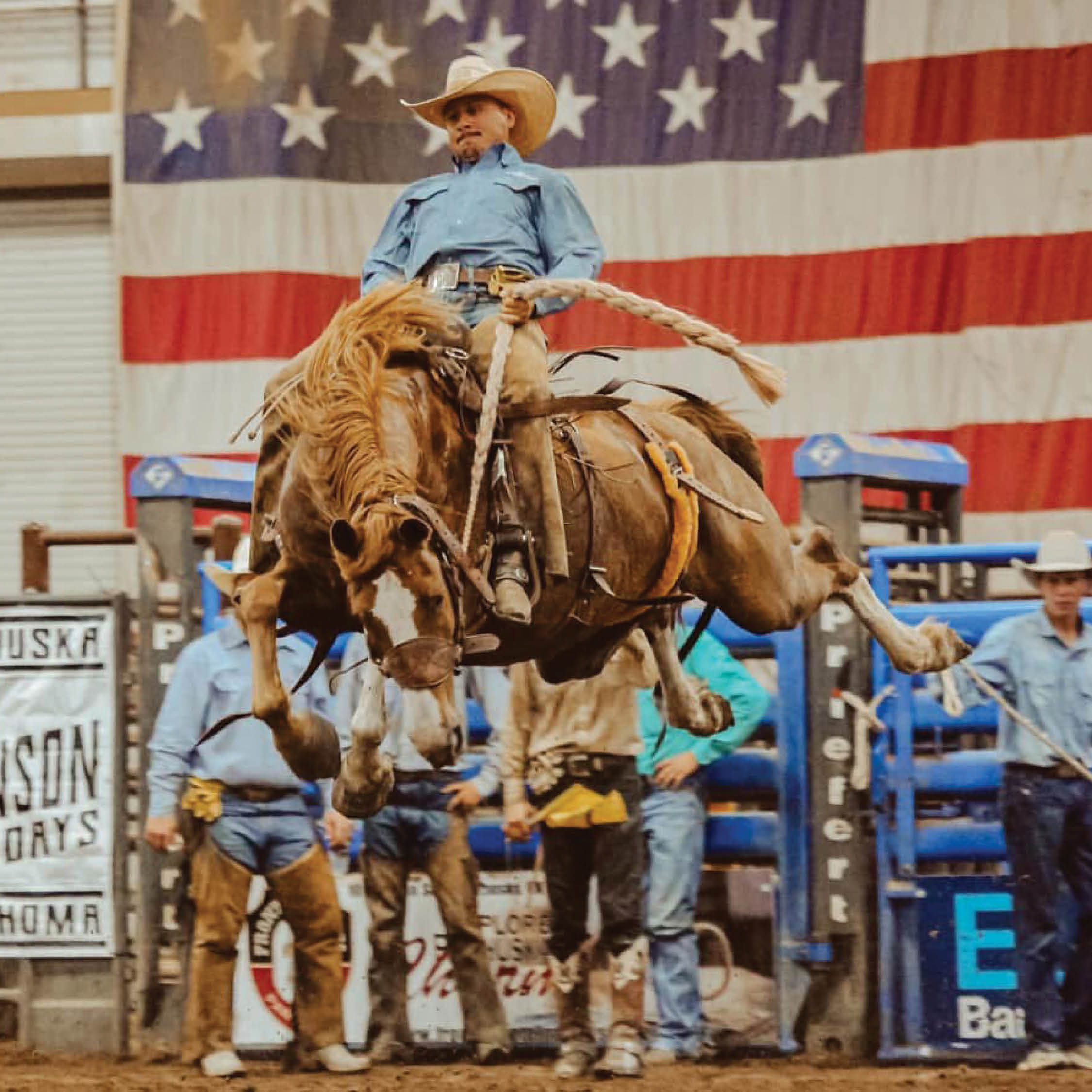 Saddle Bronc Rider at Ben Johnson Days
