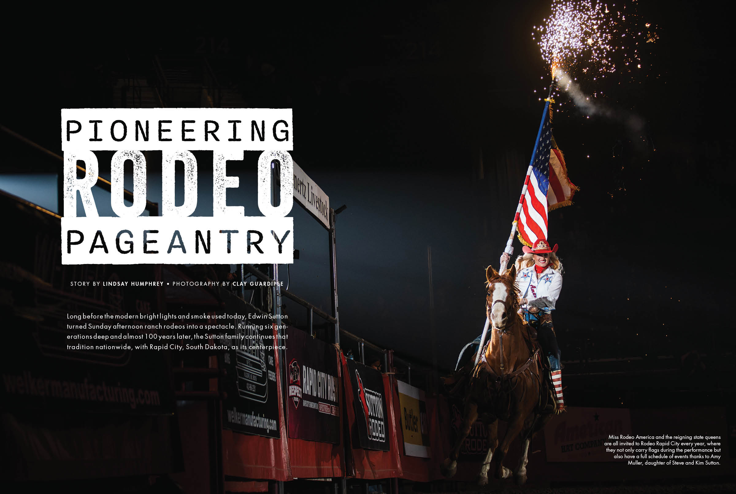 Sutton ProRodeo Magazine Design